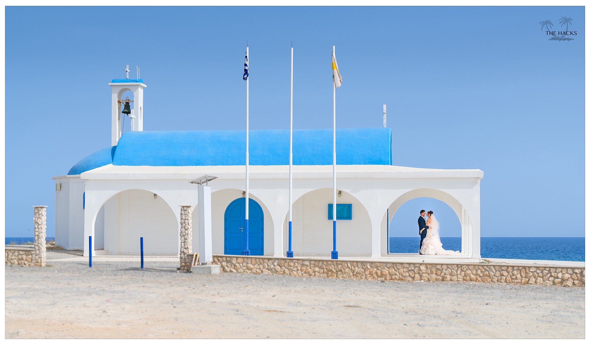 Book your wedding day in Agia Thekla Beach & Rock Venue 