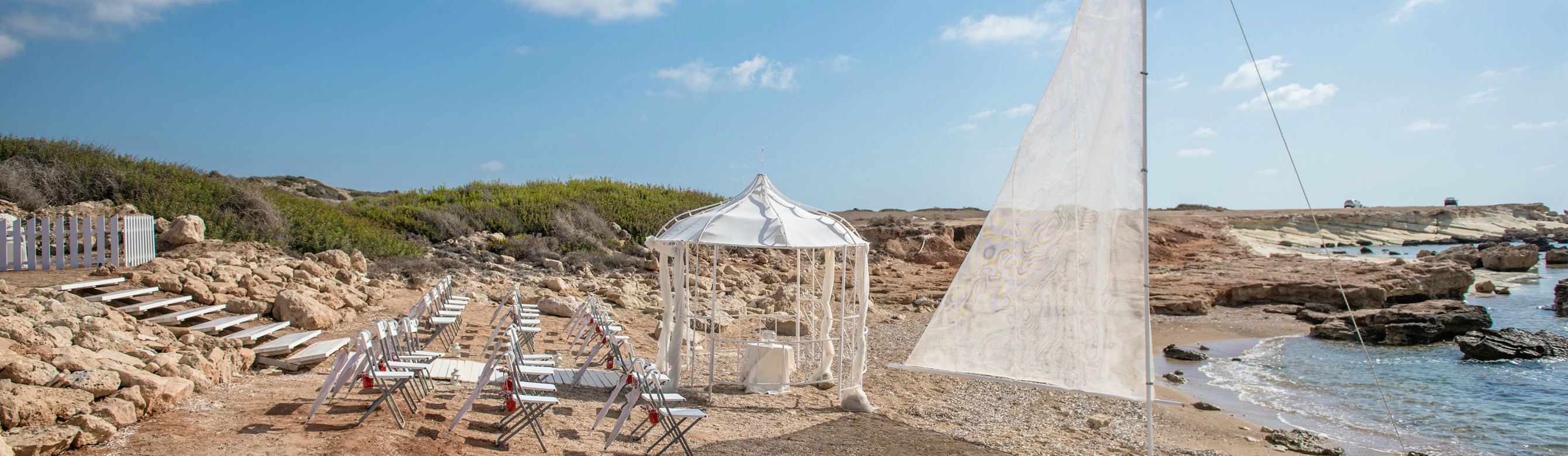 Book your wedding day in Pegeia St. George Beach
