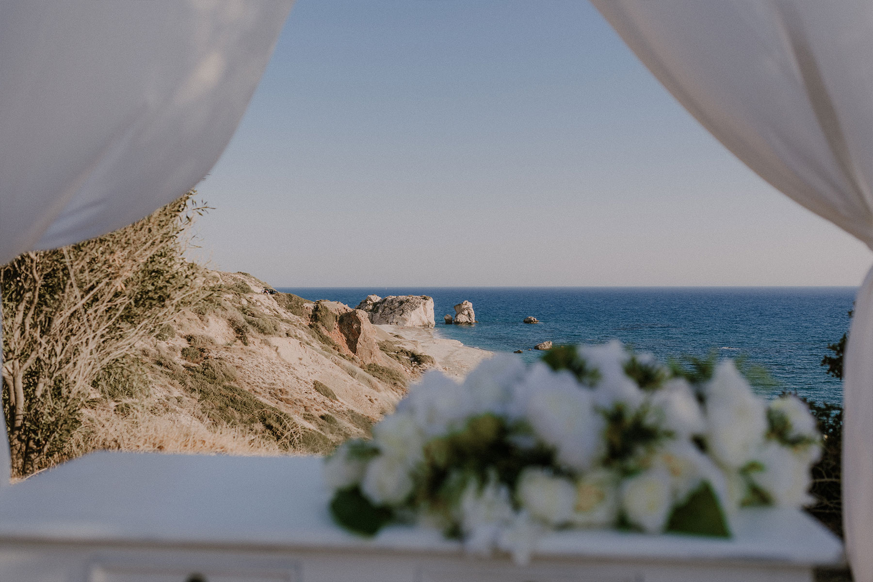 Book your wedding day in Aphrodite's Rock-Petra tou Romiou