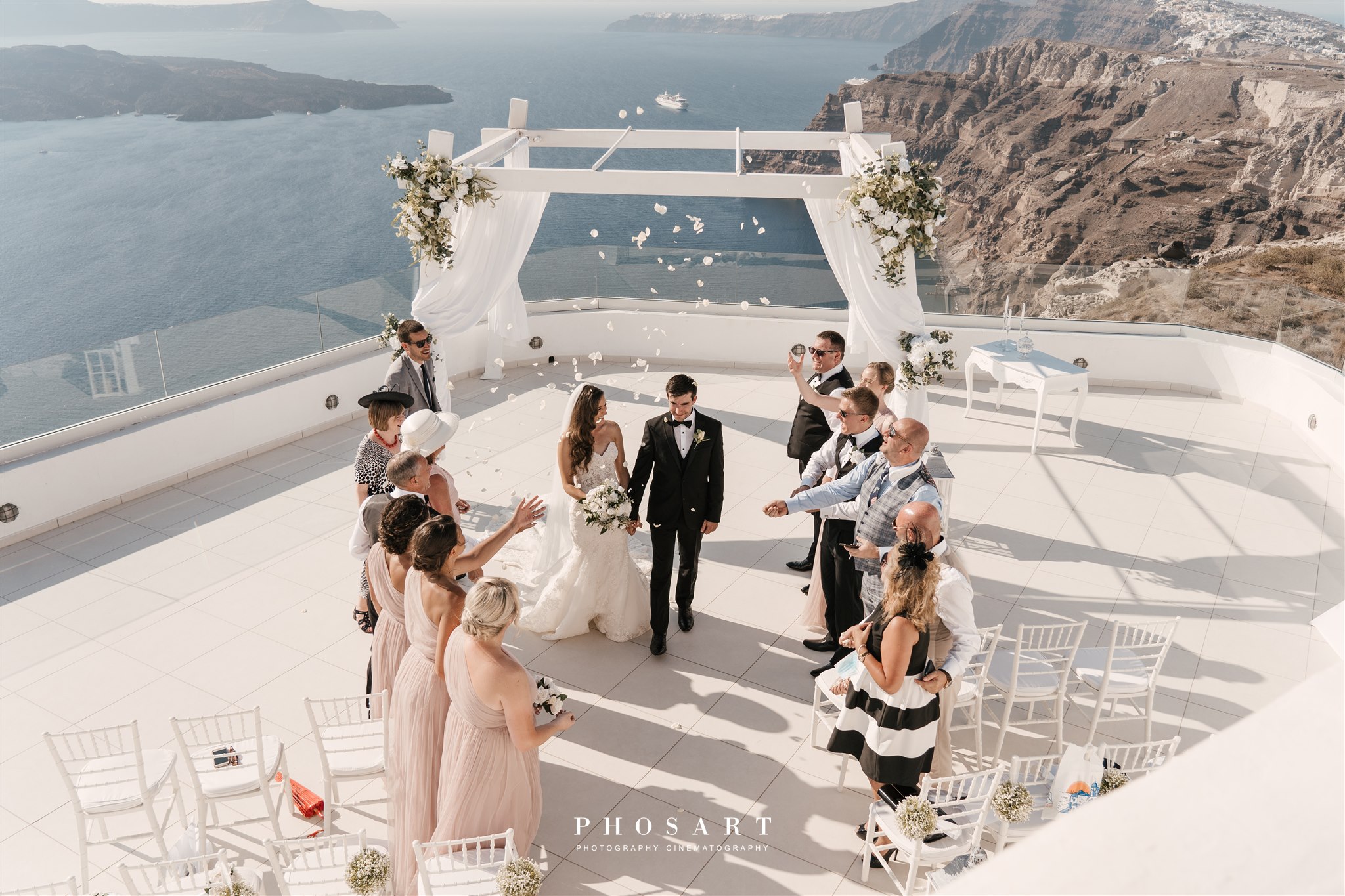 Book your wedding day in Santo Winery Santorini 