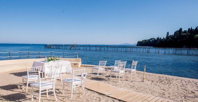 Book your wedding day in Royal Baths Mon Repos - Corfu