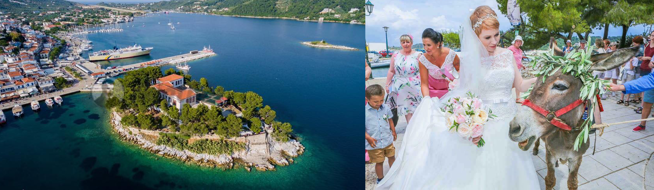 Book your wedding day in Bourtzi Town Hall Skiathos