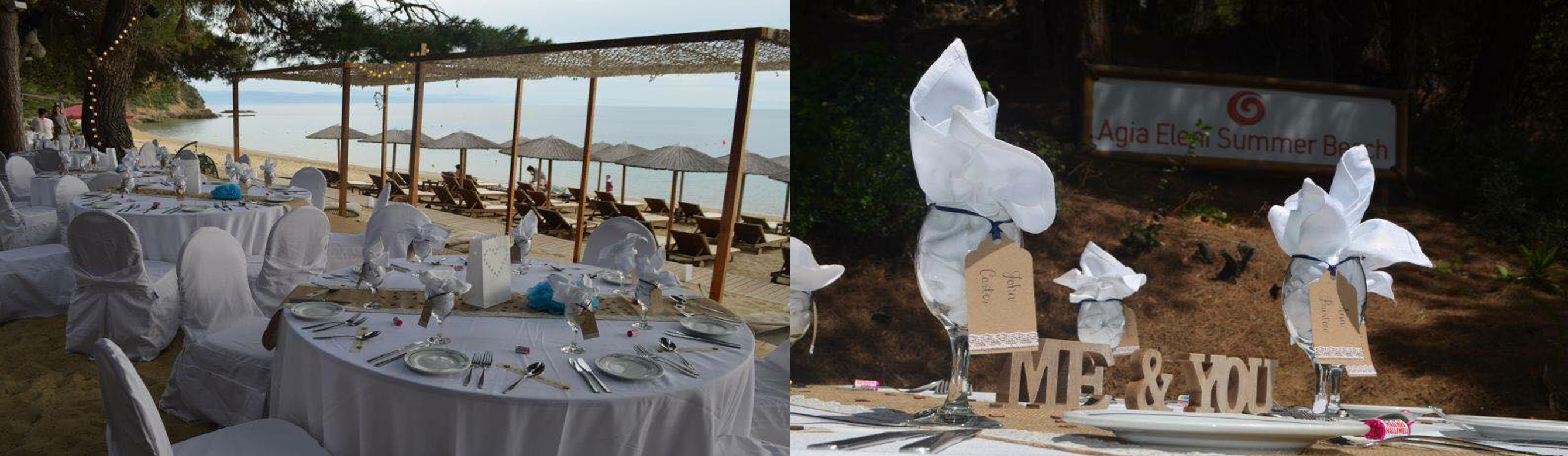 Book your wedding day in Agia Eleni Beach Bar Skiathos