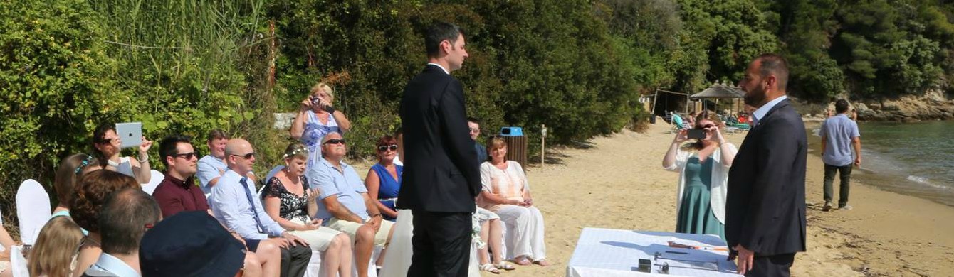 Book your wedding day in Maratha Beach Skiathos