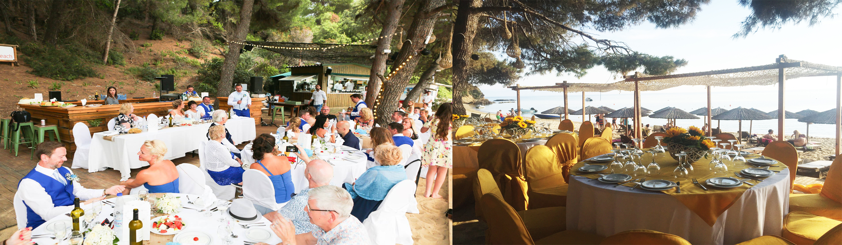 Book your wedding day in Agia Eleni Beach Bar Skiathos