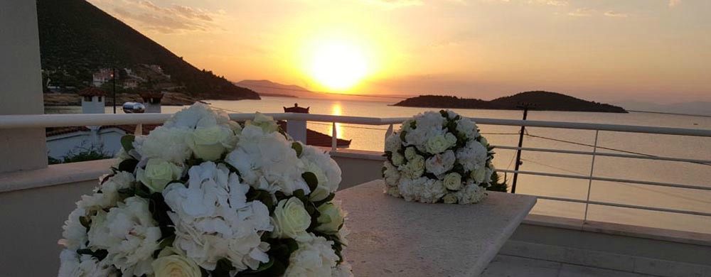 Book your wedding day in Marble Resort Drosia Evia