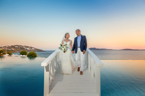 Book your wedding day in Saint John Mykonos Beach Resort