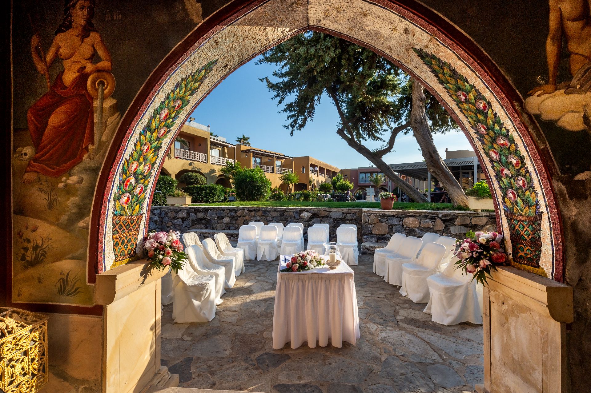 Book your wedding day in Aquila Rithymna Beach Crete