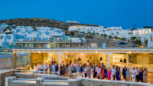 Book your wedding day in Saint John Mykonos Beach Resort