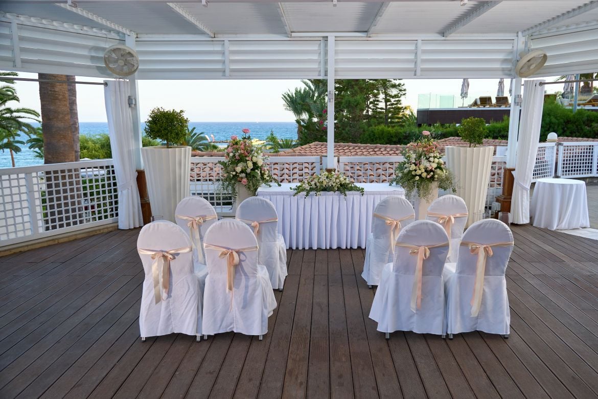 Book your wedding day in Mediterranean Beach Hotel Limassol