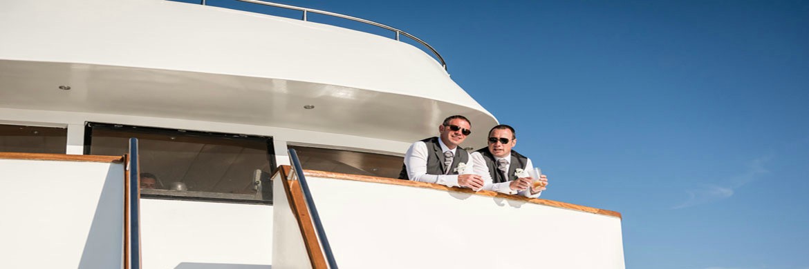 Book your wedding day in A Luxury Yacht Wedding “Ocean Flyer”- Paphos