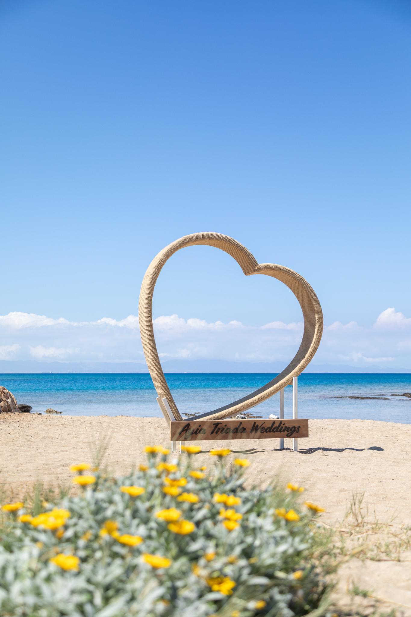 Book your wedding day in Ayia Triada Beach Venue