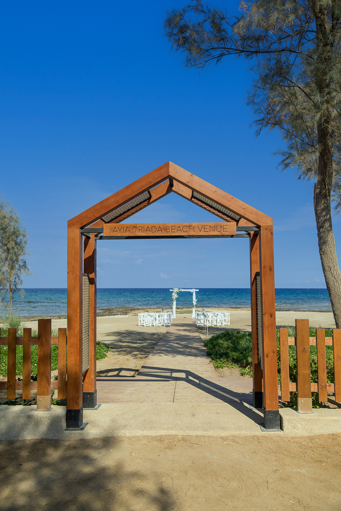 Book your wedding day in Ayia Triada Beach Venue