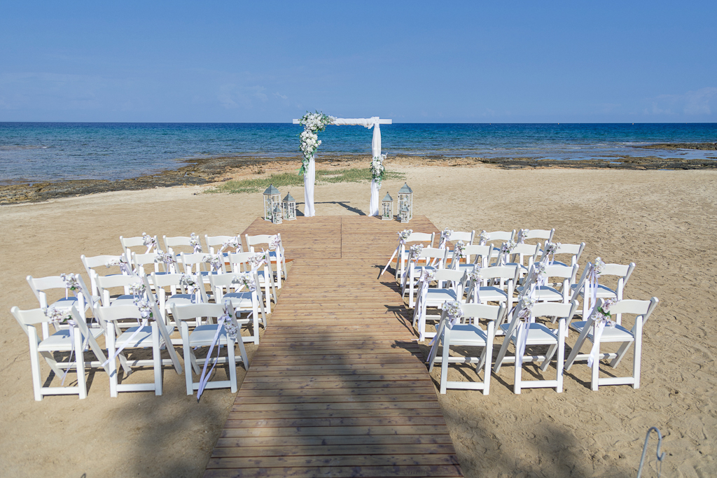 Book your wedding day in Ayia Triada Beach Venue