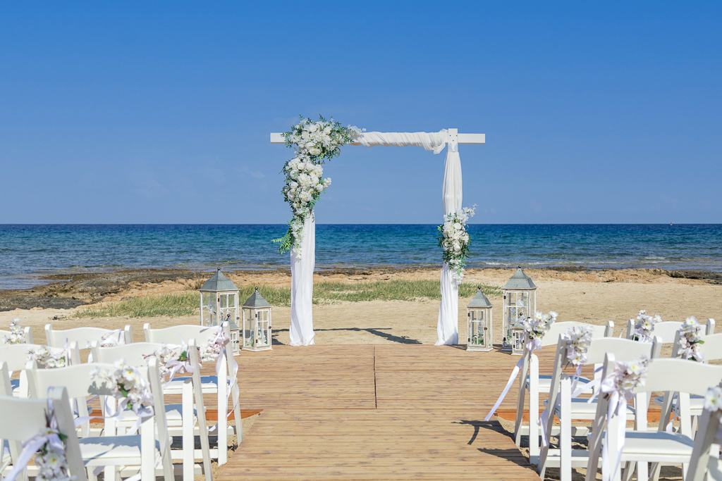 Book your wedding day in Ayia Triada Beach Venue