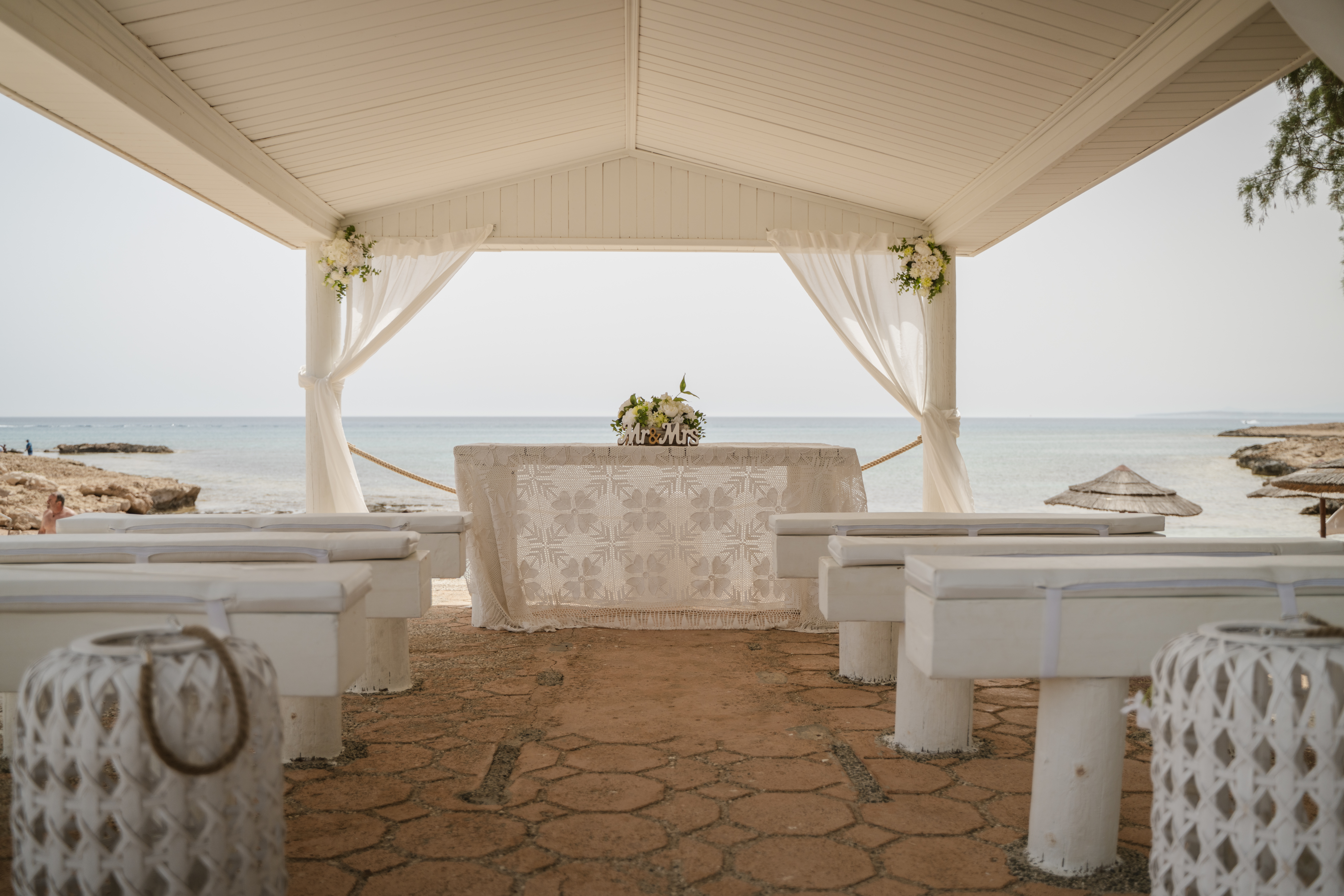 Book your wedding day in Venue Ammos (Kampouri) Main Venue & Beach Venue