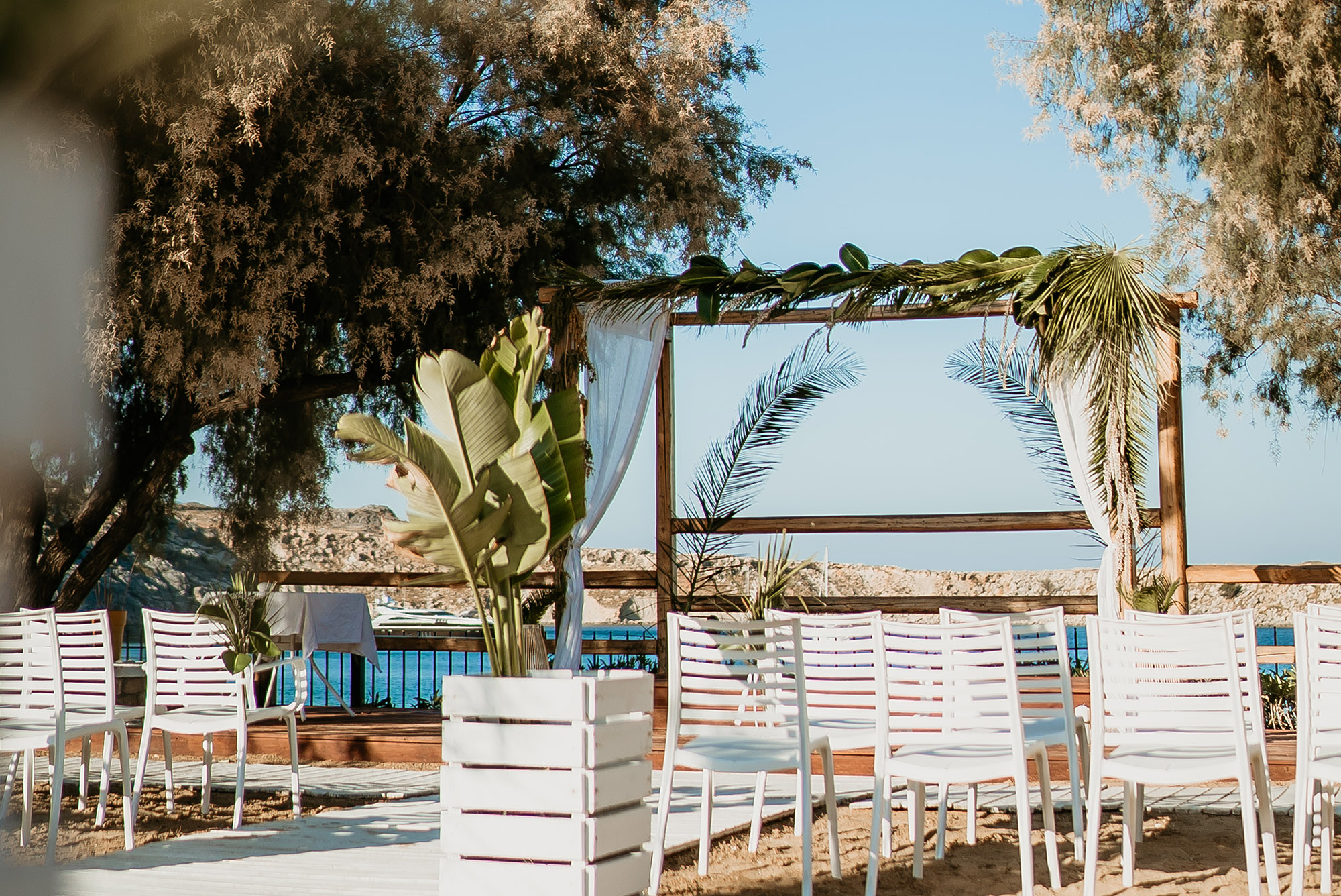 Book your wedding day in Lindos Beach