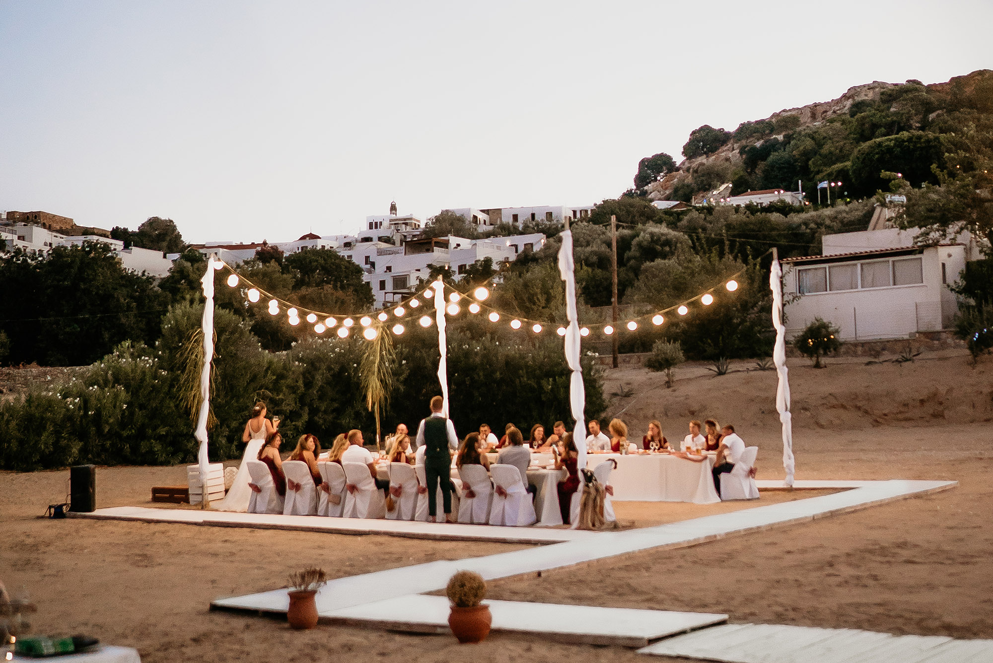 Book your wedding day in Lindos Beach