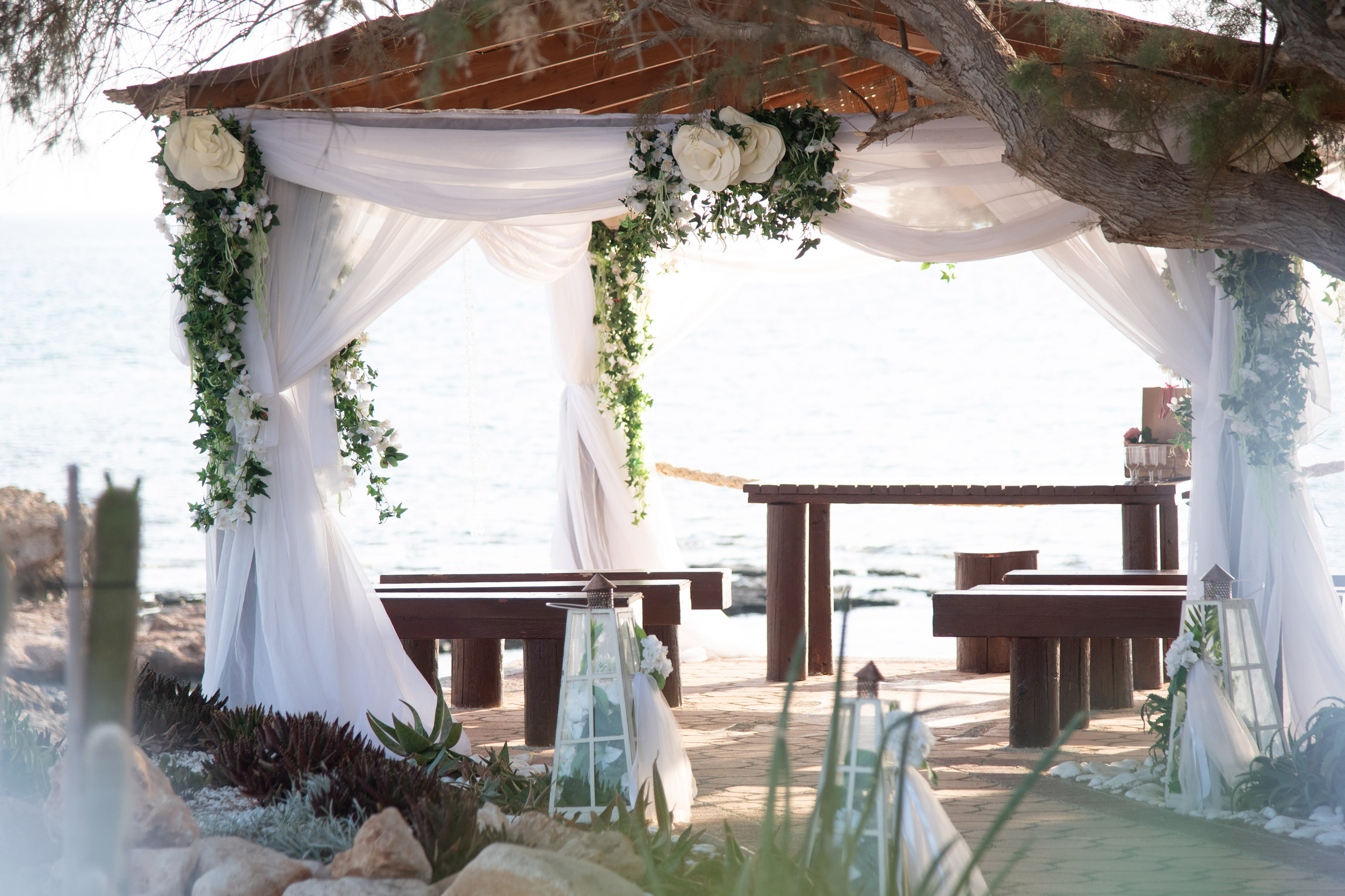 Book your wedding day in Venue Ammos (Kampouri) Main Venue & Beach Venue