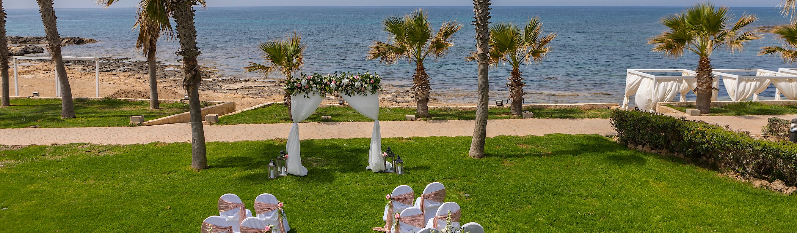 Book your wedding day in Aquamare Beach Hotel & Spa Paphos