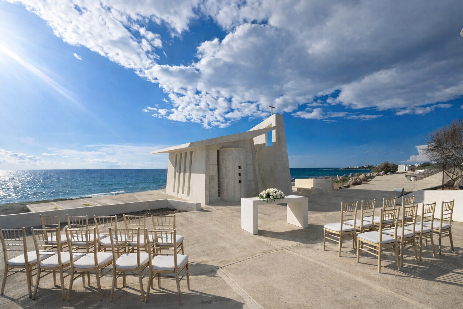Book your wedding day in Panagia Thalassini