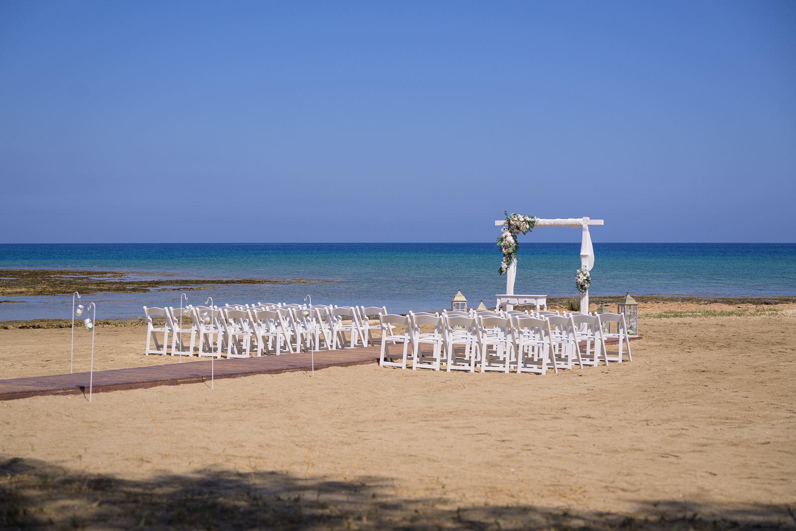 Book your wedding day in Ayia Triada Beach Venue