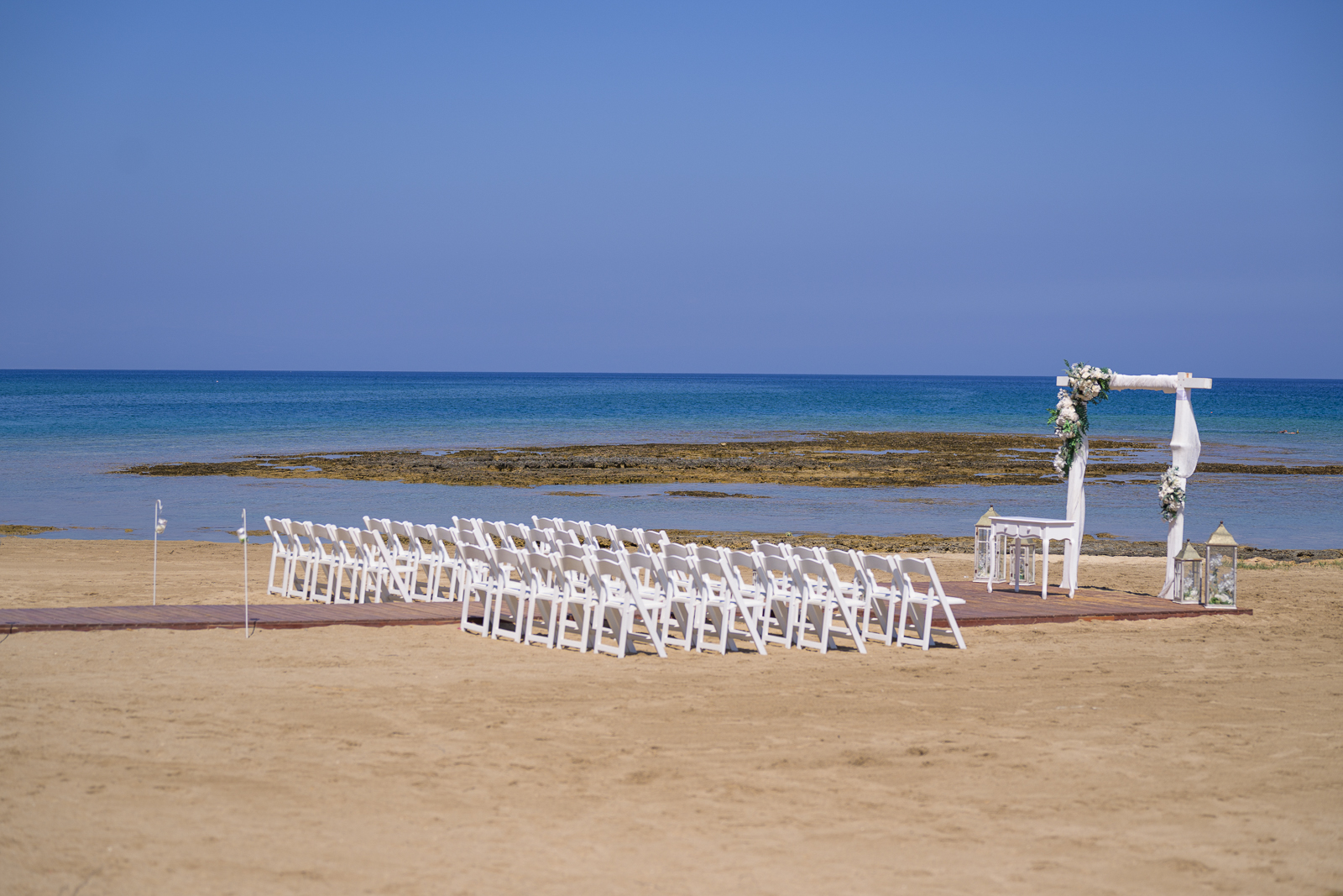 Book your wedding day in Ayia Triada Beach Venue