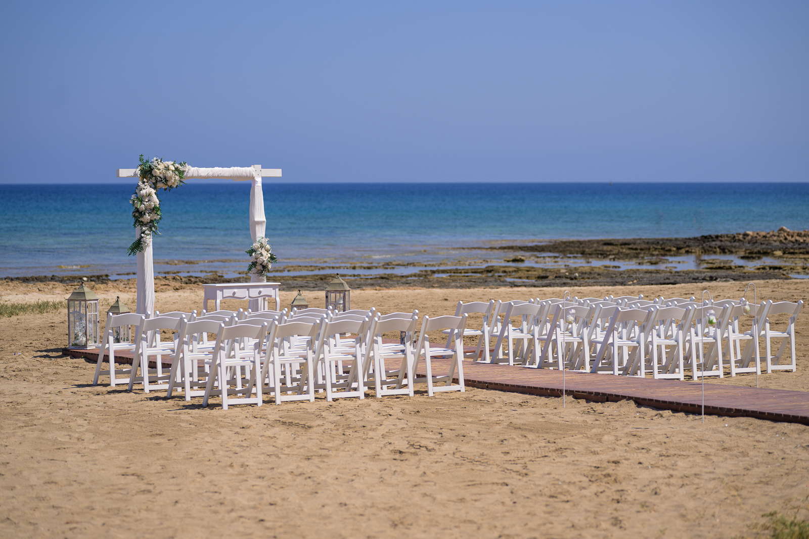 Book your wedding day in Ayia Triada Beach Venue