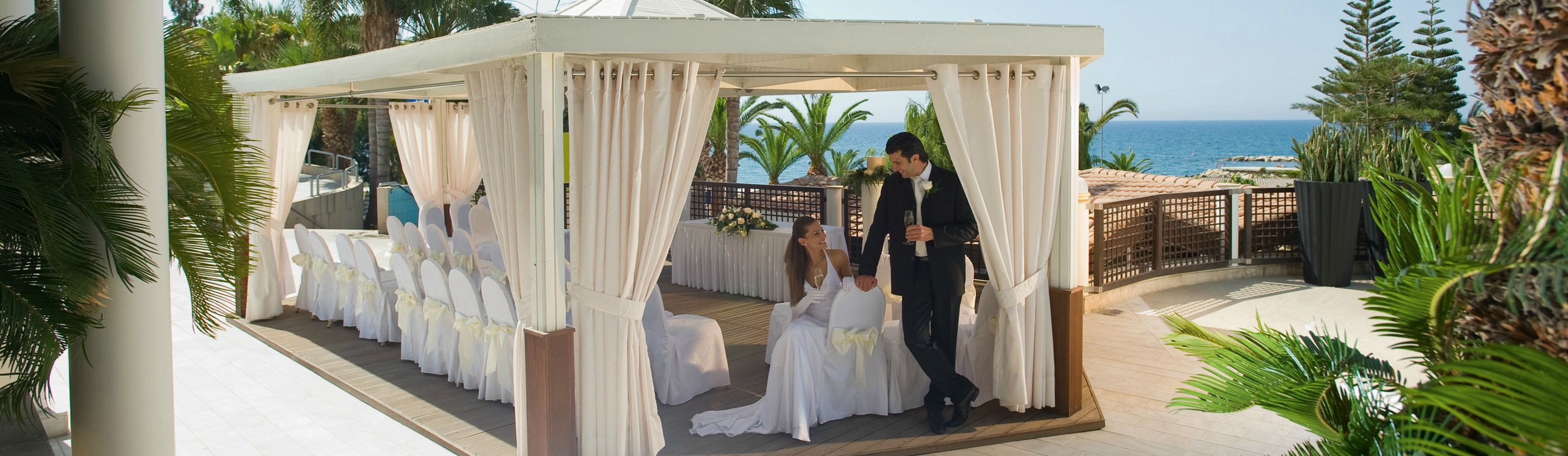 Book your wedding day in Mediterranean Beach Hotel Limassol