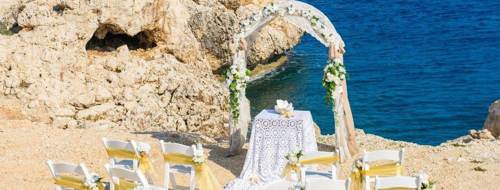 Book your wedding day in Ayii Anargyroi - Blue Lagoon Venue 