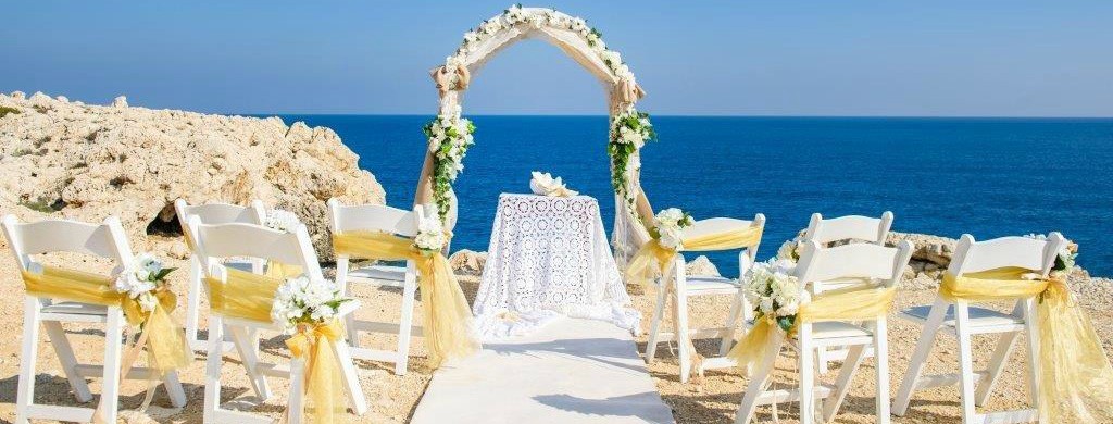 Book your wedding day in Ayii Anargyroi - Blue Lagoon Venue 