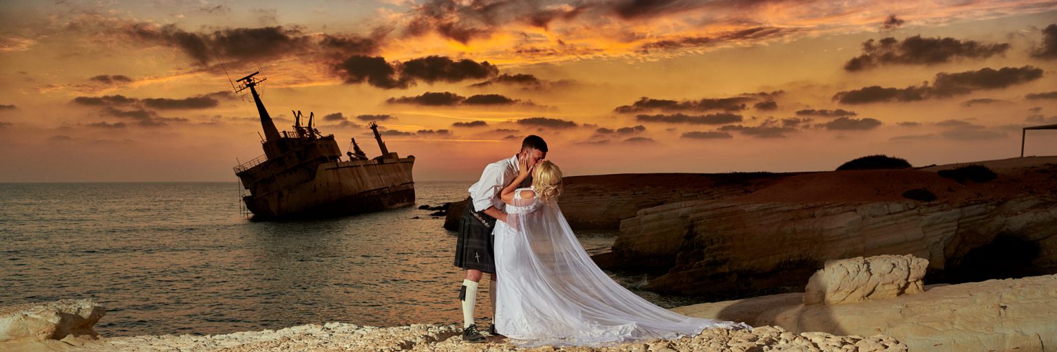 Book your wedding day in Pegeia Shipwreck 