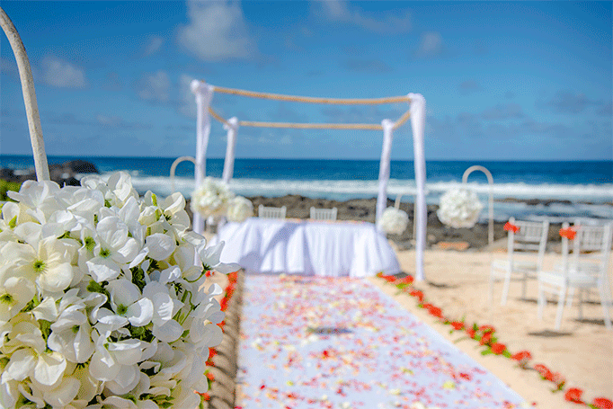 Book your wedding day in Shanti Maurice Resort & Spa