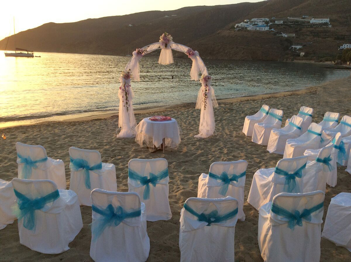 Book your wedding day in Aegiali Beach Amorgos