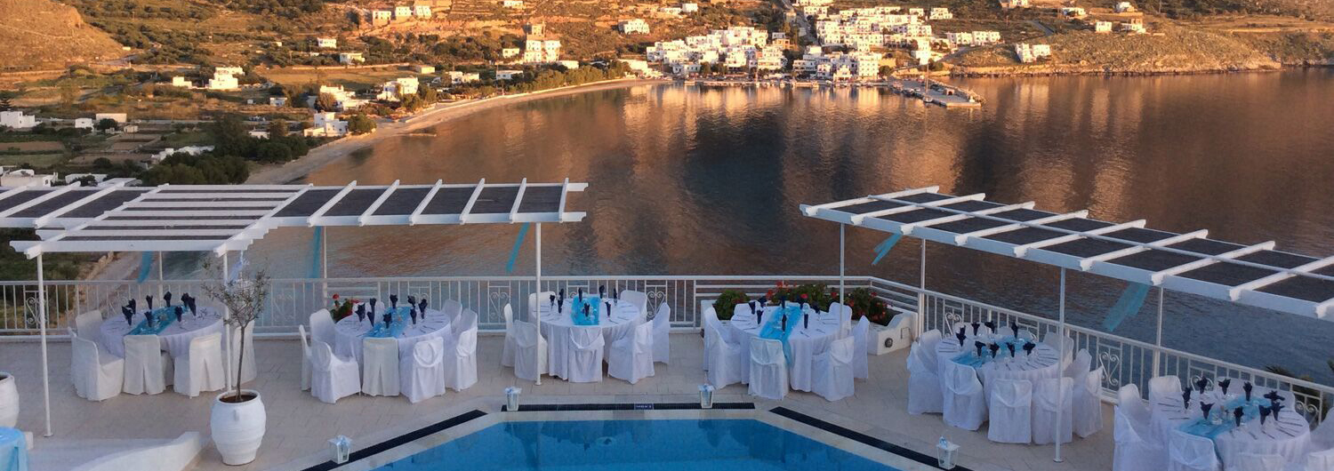 Book your wedding day in Aegialis Hotel & Spa Amorgos