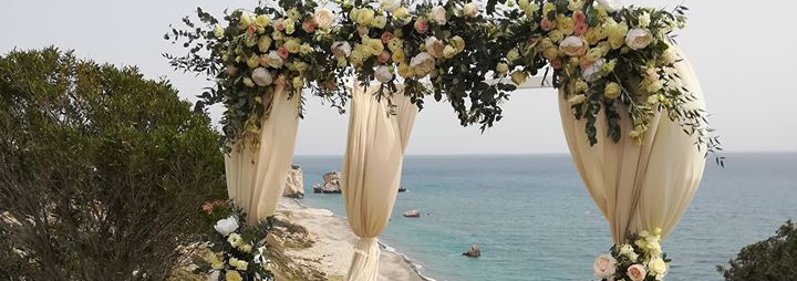 Book your wedding day in Aphrodite's Rock-Petra tou Romiou