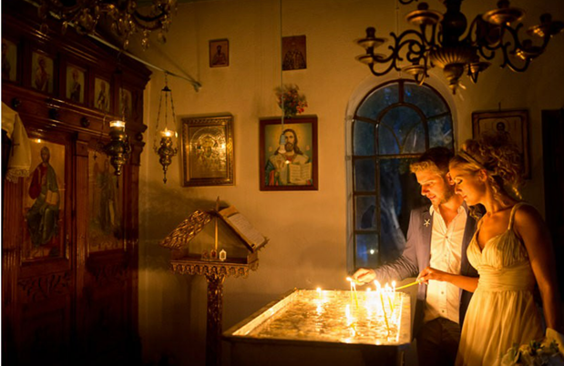 Book your wedding day in Church of Agios Ioannis Kastri Skopelos