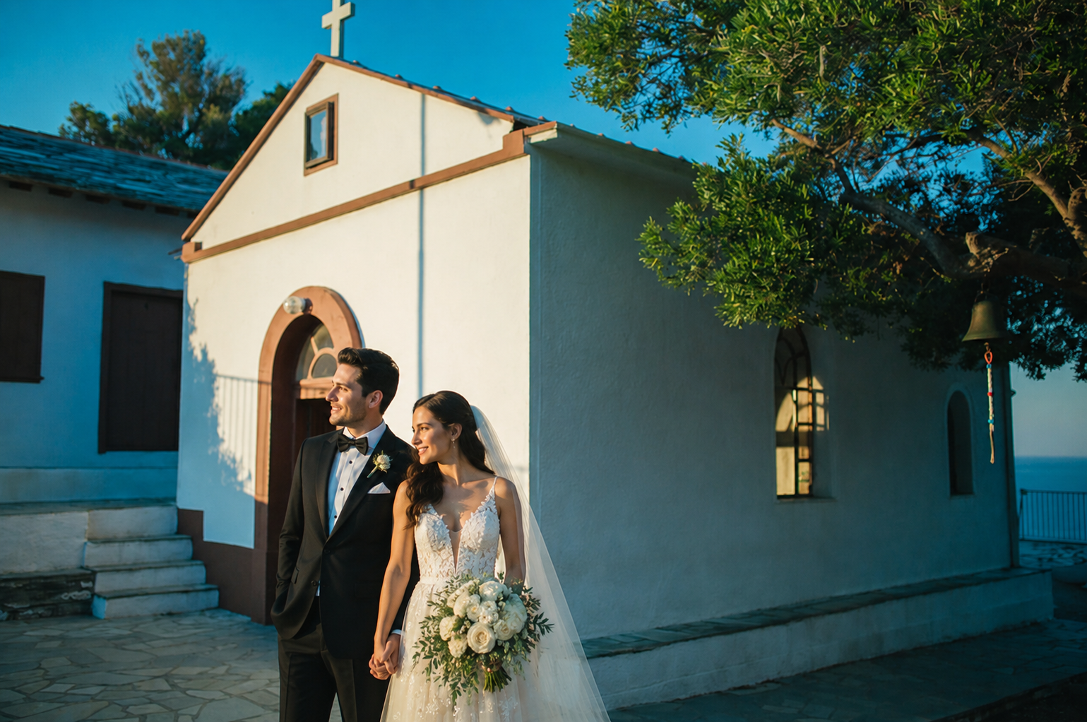 Book your wedding day in Church of Agios Ioannis Kastri Skopelos