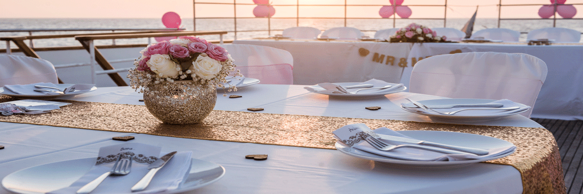 Book your wedding day in A Luxury Yacht Wedding “Ocean Flyer”- Paphos