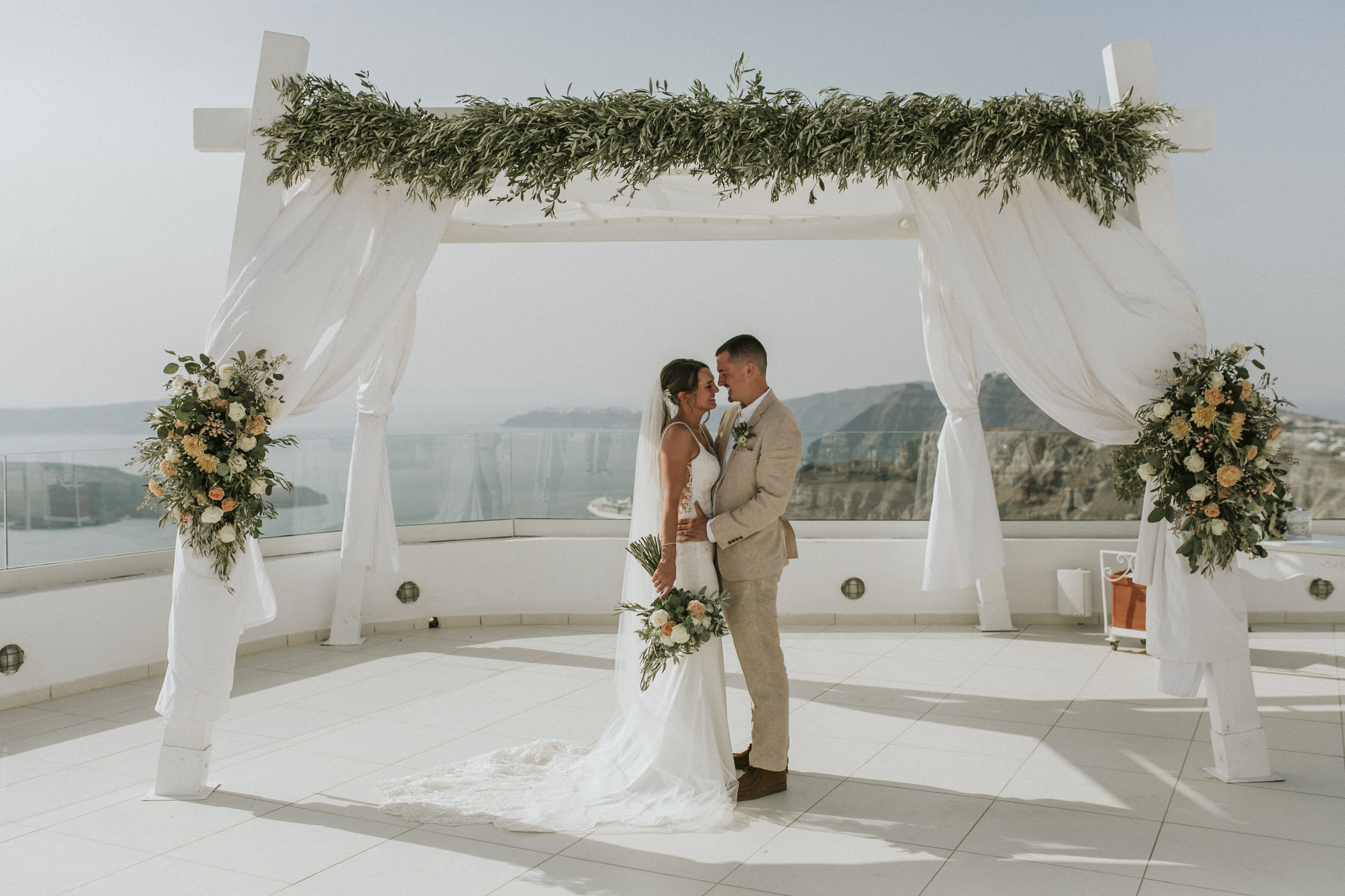 Book your wedding day in Santo Winery Santorini 