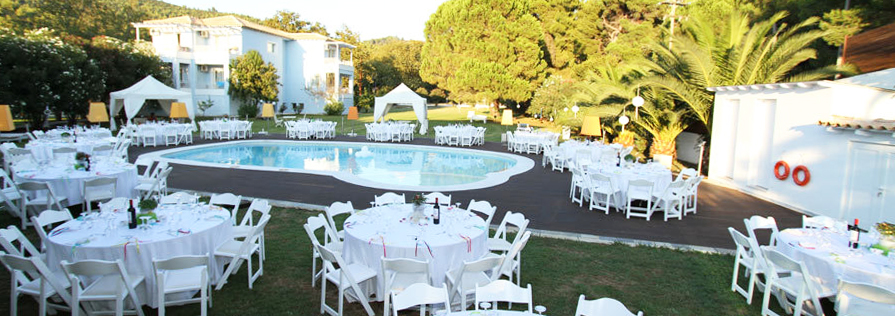 Book your wedding day in Mandraki Village Boutique Hotel Skiathos